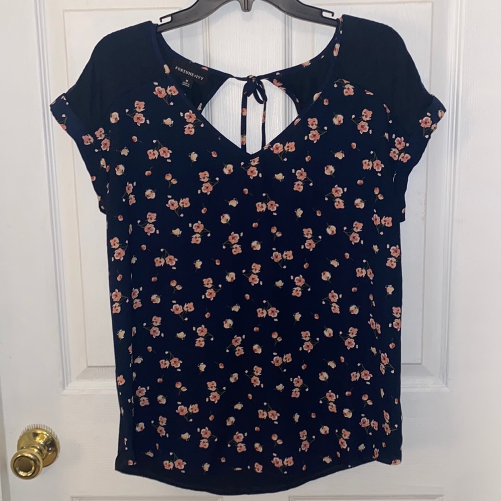 Fortune + Ivy Floral Top